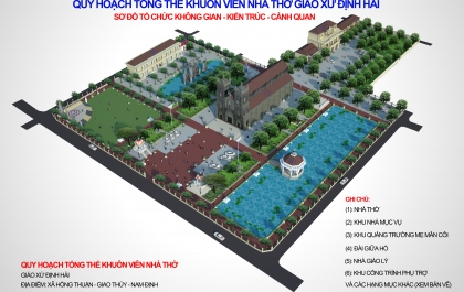 QUY HOẠCH KHUÔN VIÊN VÀ NHÀ THỜ GX ĐỊNH HẢI