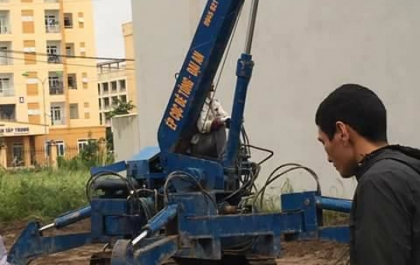 ÉP CỌC BÊ TÔNG NHÀ ANH DŨNG - LỘC VƯỢNG - ĐẠI AN NAM ĐỊNH