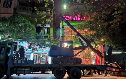 KHOAN CỌC NHỒI TẠI ĐƯỜNG NGUYỄN TRÃI - NAM ĐỊNH - KIẾN TRÚC ĐẠI AN 