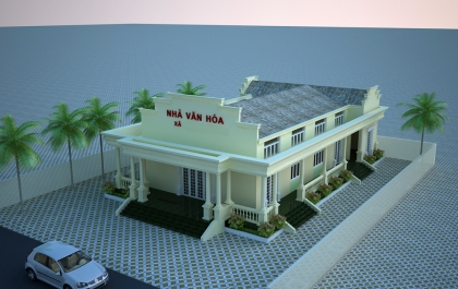 MẪU CÔNG TRÌNH NHÀ VĂN HÓA XÃ GIAO CHÂU