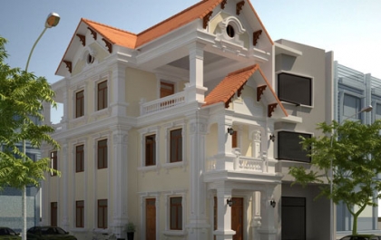 MẪU NHÀ BIỆT THỰ PHÁP ĐẸP - ANH VIỆT 