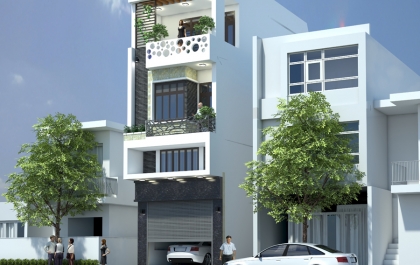 MẪU NHÀ PHỐ 3 TẦNG ĐẸP- KIẾN TRÚC ĐẠI AN